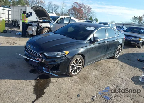 2019 Ford Fusion Sel from USA, damaged, VIN 3FA6P0CD2KR237909